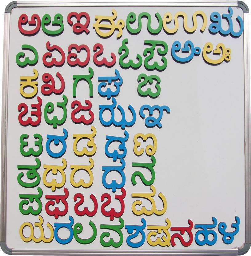 Cryo Craft Wooden Kannada Alphabets/Letters Price in India
