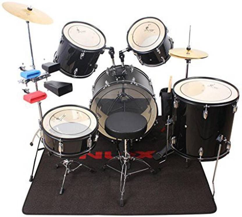 Dovewill Clear Percussion Drumhead Drum Skin Set For 22" 16" 14" 13" 12