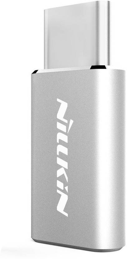 Nillkin Silver Micro To Type C Adapter Phone Converter Price In Nillkin Silver Micro To Type C Adapter Phone Converter