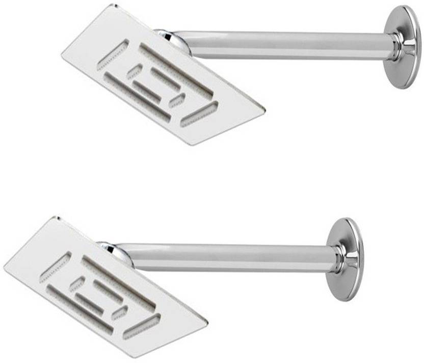 Kurvz 4x4 Maze Rain Shower Head With 9inch Round Arm Pack Of 2