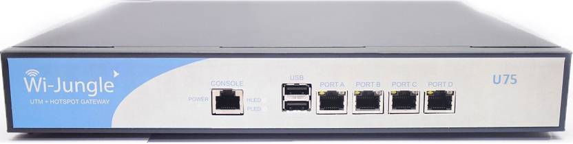 WiJungle U75 Appliance (NextGen Firewall + Hotspot Gateway) 0 Mbps ...