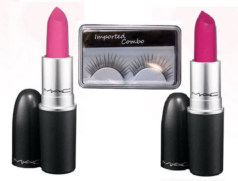 Imported Combo Of Eyelashesmac Matte Lipstick Rouge A