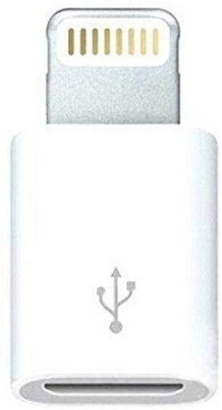Success White 8 Pin Lightning To Micro Usb Converter Connector For