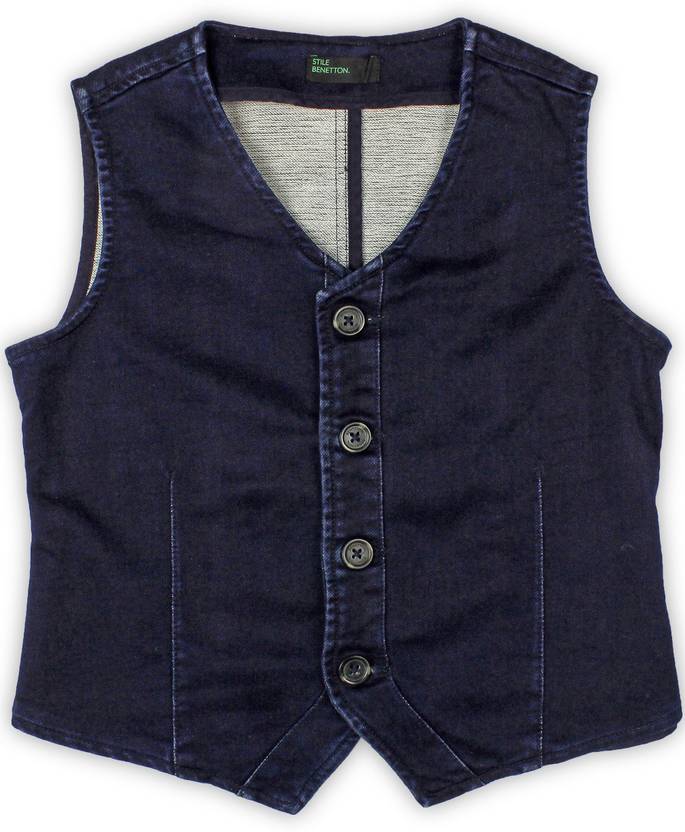 United Colors Of Benetton Solid Baby Boys Waistcoat Buy Dark Blue United Colors Of Benetton Solid Baby Boys Waistcoat Online At Best Prices In India Flipkart Com