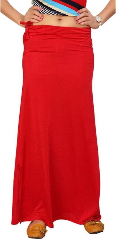 SUVASANA Red_peticoat_XL Lycra Blend Petticoat Price in India - Buy ...