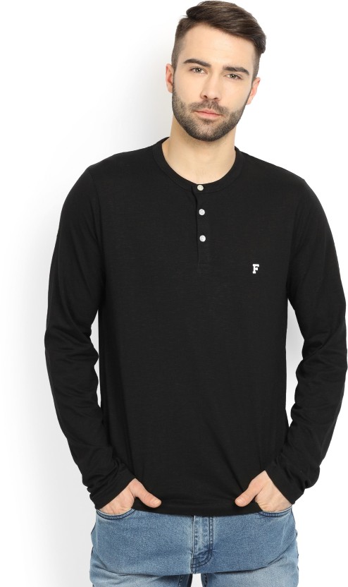 French Connection Mens Short Sleeve Henley 
