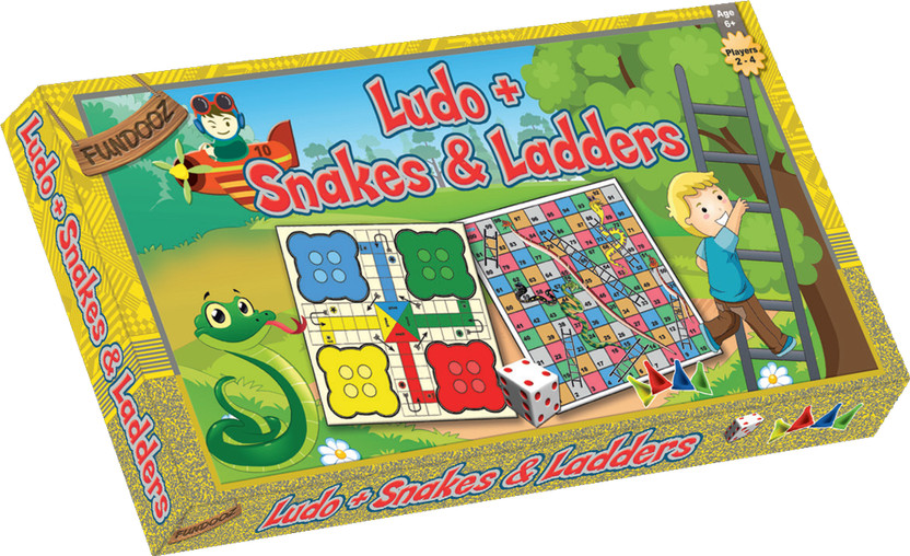 Sterling Ludo Snakes & Ladders Fundooz Party & Fun Board Game