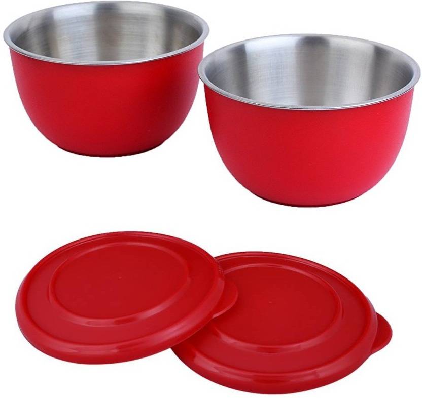 Menzy Microwave Safe Secure Food Reheating Serving Bowls With Lid Set Stainless Steel Polypropylene Bowl Menzy Microwave Safe Secure Food Reheating Serving Bowls With Lid Set Stainless Steel Polypropylene Bowl