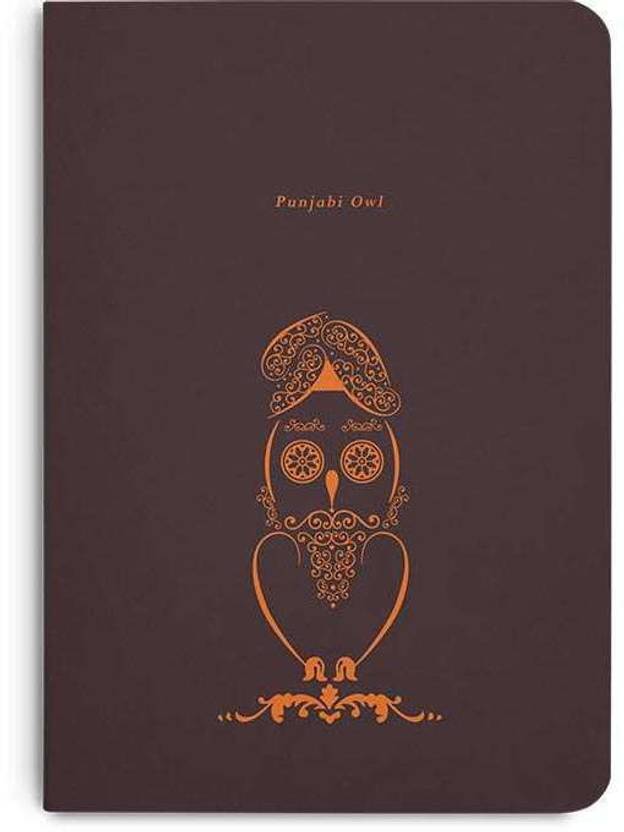 DailyObjects Punjabi Owl A5 Notebook Unruled 96 Pages Price in India