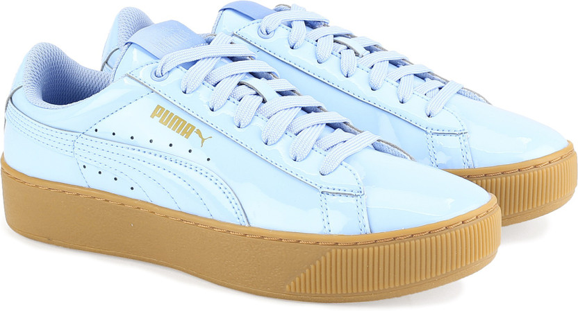 PUMA Vikky Platform Patent Sneakers For Women - Buy Serenity-Serenity Color PUMA  Vikky Platform Patent Sneakers For Women Online at Best Price - Shop Online  for Footwears in India | Flipkart.com