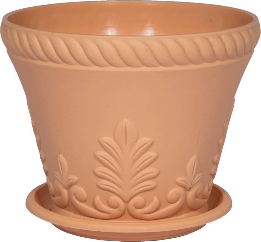 Liger India Plastic Designer Flower Planter For Home Decor Plant