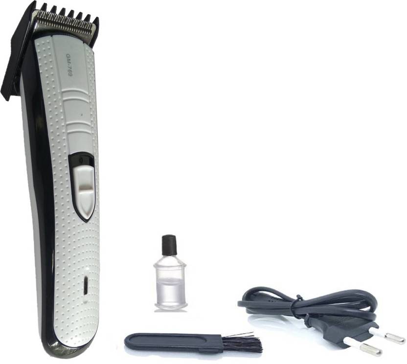 Probeard Gm 769 White Professional Hair Clipper Beard Trimmer