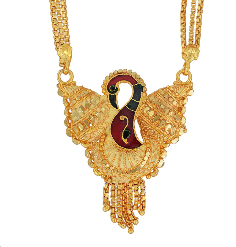 Pure gold mangalsutra pendant shop
