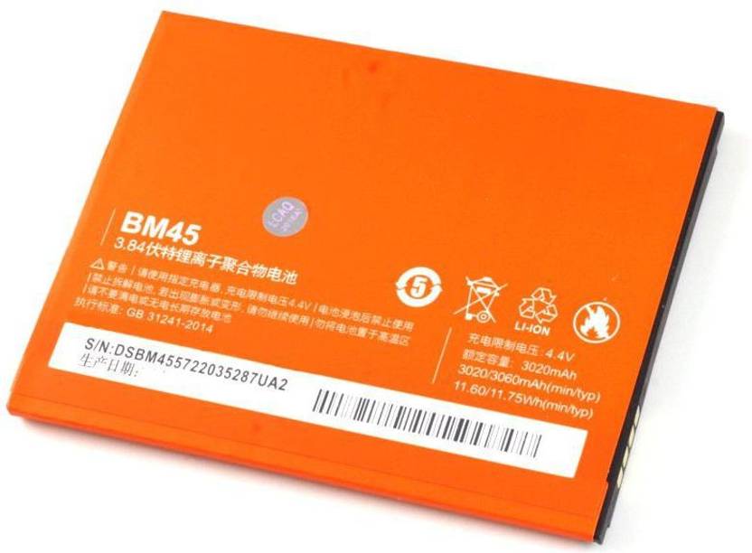 VARAJ Mobile Battery For Original battery for Battery For MI Note 2 - 3060mAh, BM45