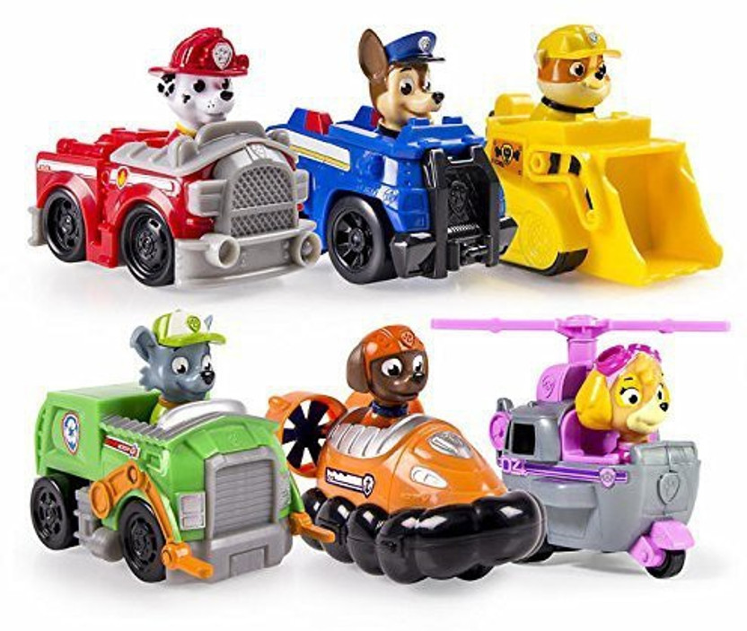 paw patrol rescue racers 3 pack