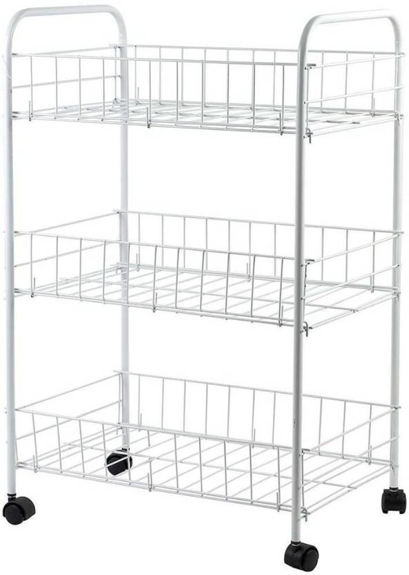 Page Large Vertical At Ybucket 3 Tier Vegetable Fruit Trolley With Wheels Storage Stand Shelf Stainless Steel Kitchen