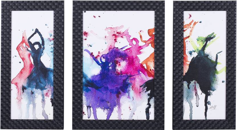 Smile2u Retailers Set Of 3 Digital Print Modern Art Painting