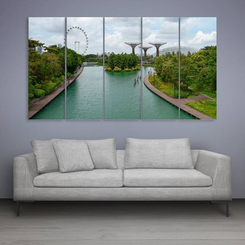 Inephos Multiple Frames Beautiful London Wall Painting Digital