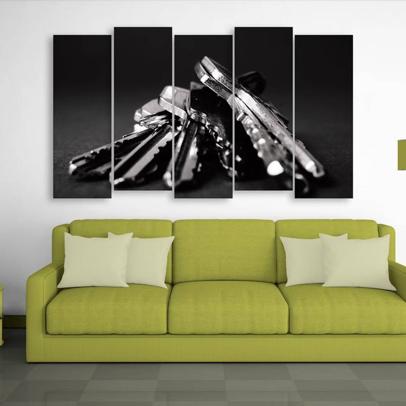 Inephos Multiple Frames Beautiful Keys Wall Painting Digital Reprint Inephos Multiple Frames Beautiful Keys Wall Painting Digital Reprint 30 Inch X 52