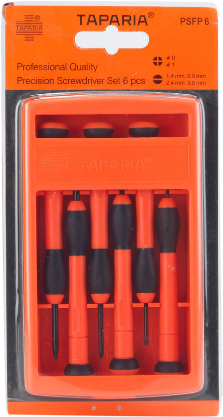 TAPARIA PSFP6 - PSF6 Precision Screwdriver Set(Pack of 6)