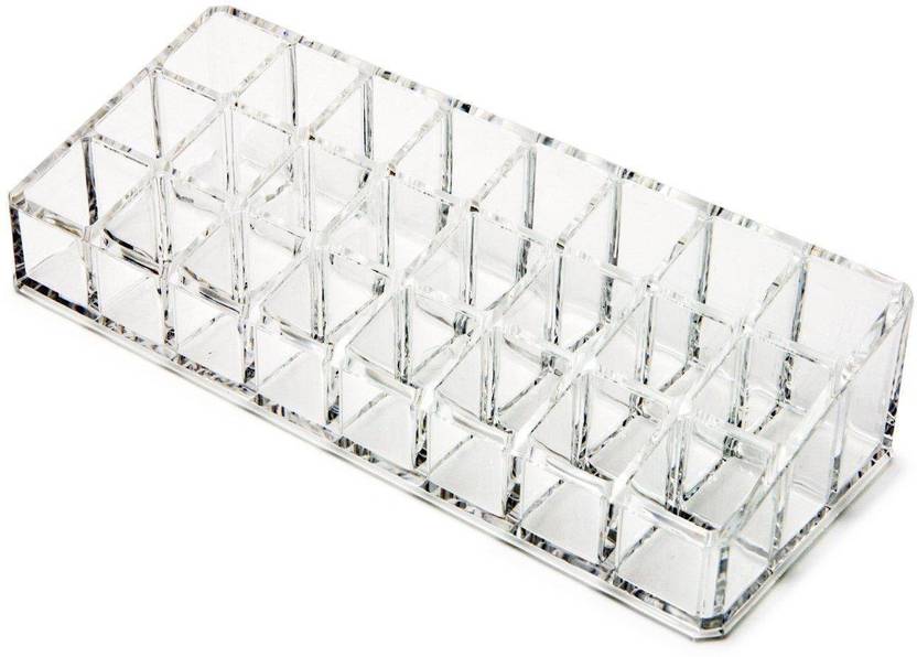 Okayji 24 Compartment Acrylic Makeup Organizer 24 Compartment