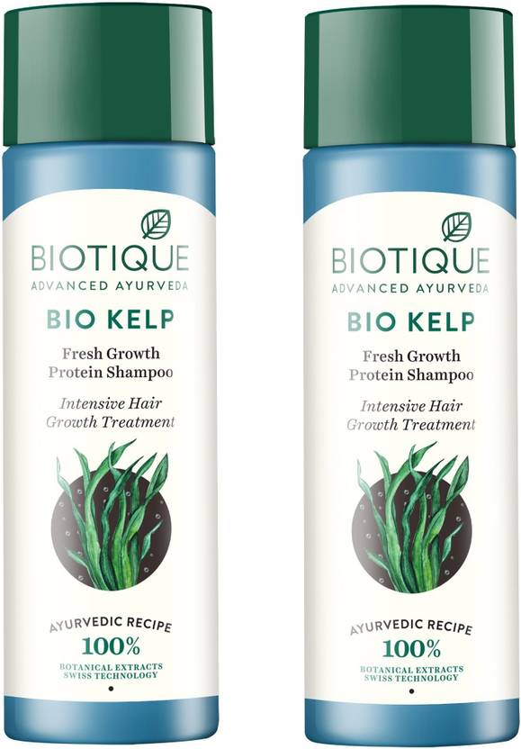 Biotique Bio Kelp Fresh Growth Protein Shampoo For Intensive Hair Growth Treatment 190ml