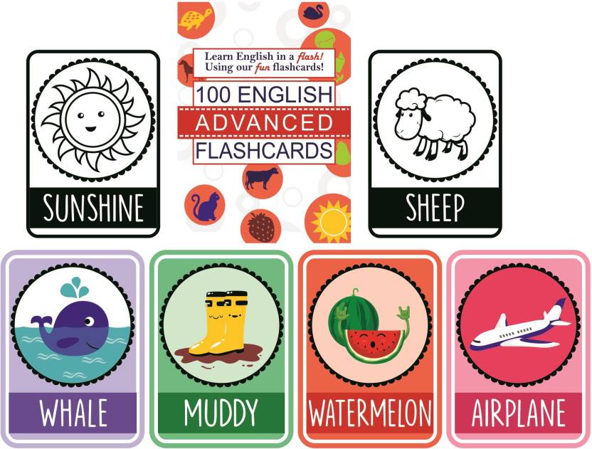 Syga English Advance Flashcardss 100 Cards For Kids To Learn