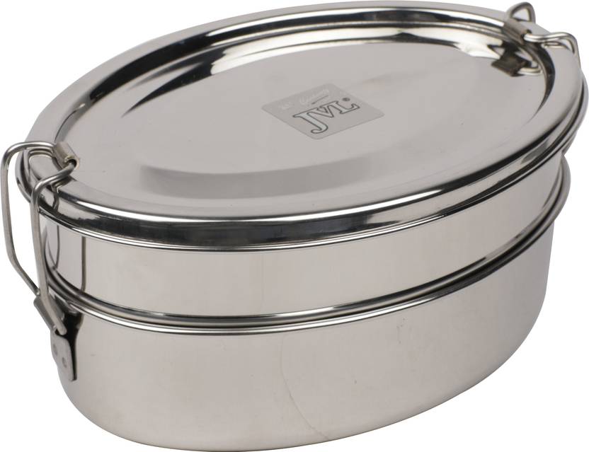Flipkart Com Jvl Stainless Steel Oval Shaped Double Decker Lunch