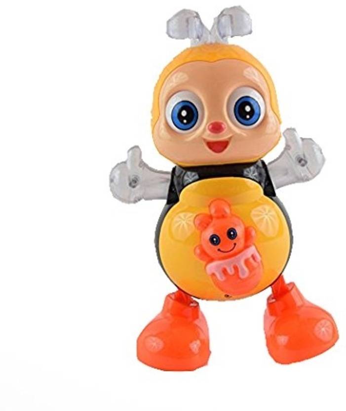 spincart happy dancing bee with music flashing lights toy for kids