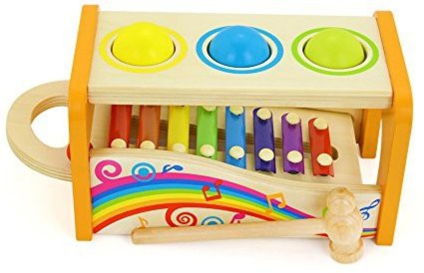 MonkeyJack Children Baby Kids Musical Toys Xylophone Development Wooden Instrument Gift
