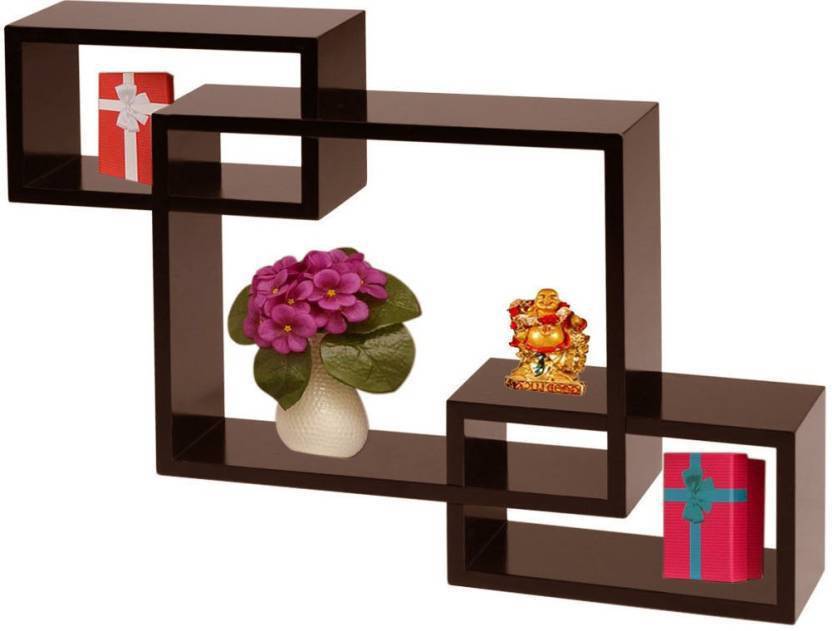 Purchas Intersecting Wall Shelf Wooden In Purchas Intersecting Wall Shelf Wooden