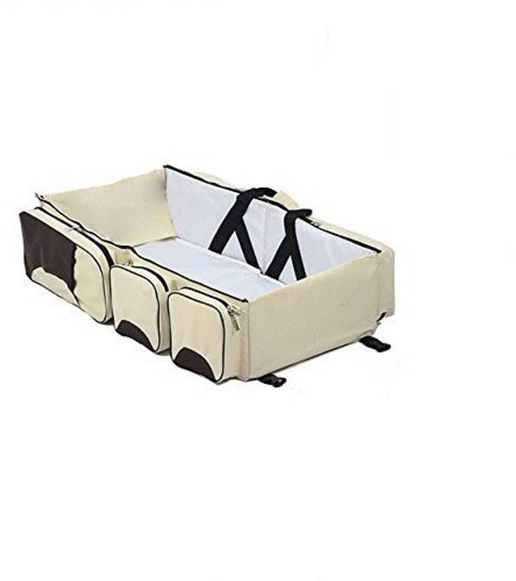 Arura 3 In 1 Diaper Bags Portable Crib Changing Station Bassinet