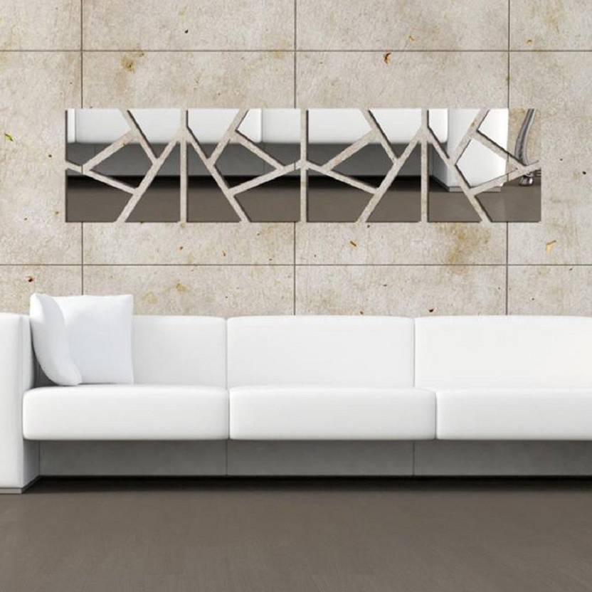 Paper Plane Design Medium Diy 3d Acrylic Mirror Effect Wall
