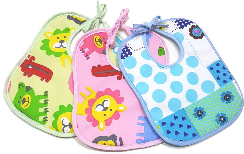 GoodStart Baby Bibs Waterproof Multi Colored for 06 Months Set of 3 Pieces Buy Baby Care