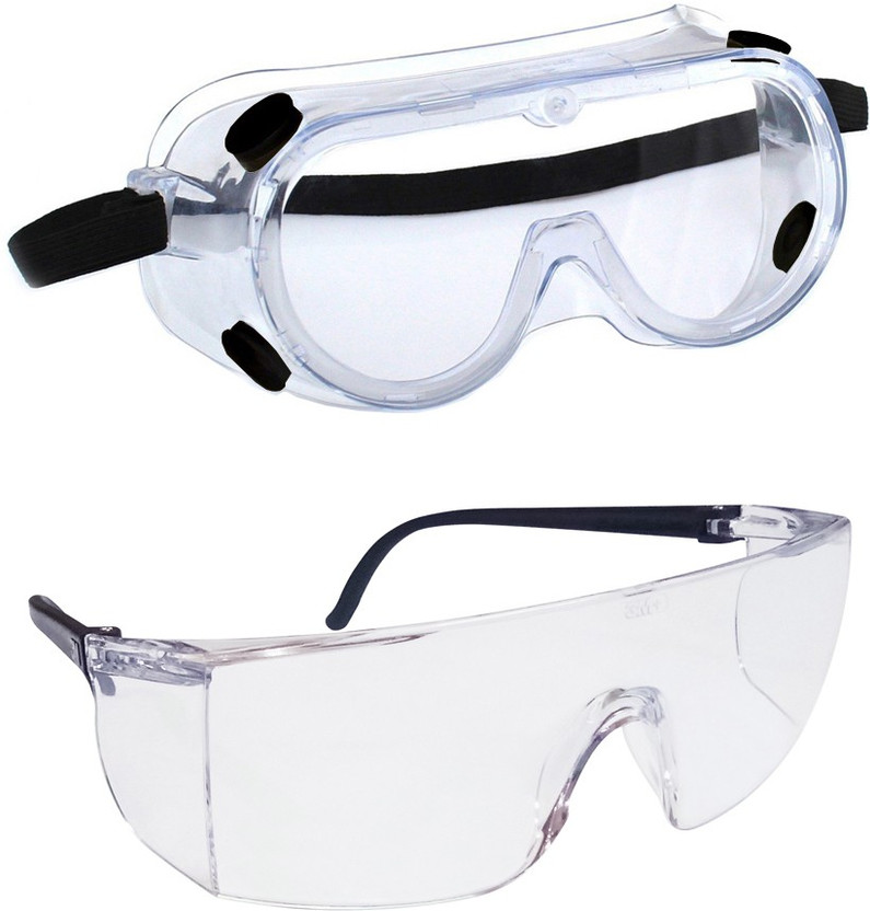 3M 1621 Polycarbonate Safety Goggles for Chemical Splash Pack of 1 Clear UK