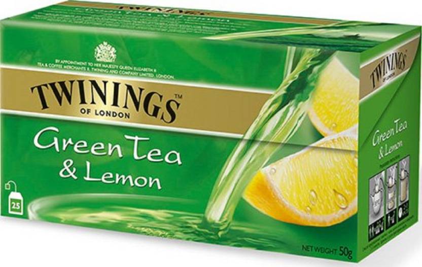 TWININGS Blended Lemon Green Tea Bags Box Price in India - Buy TWININGS ...