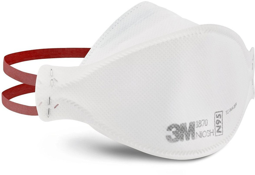 3M Swine Flu or Particulate Respirator 1870 N95 NIOSH Approved (Pack of 1)(Free Size, Pack of 1)