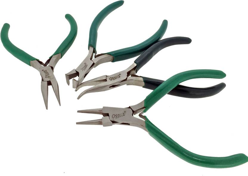 Oscar Mini Long Pliers Jewelry Round Nose Making Beading Wire Cutter Hand Tools Kit Round Nose Plier (Length : 4.7 inch)