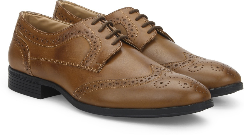 Bata JONATHAN Brogues For Men - Buy Tan 