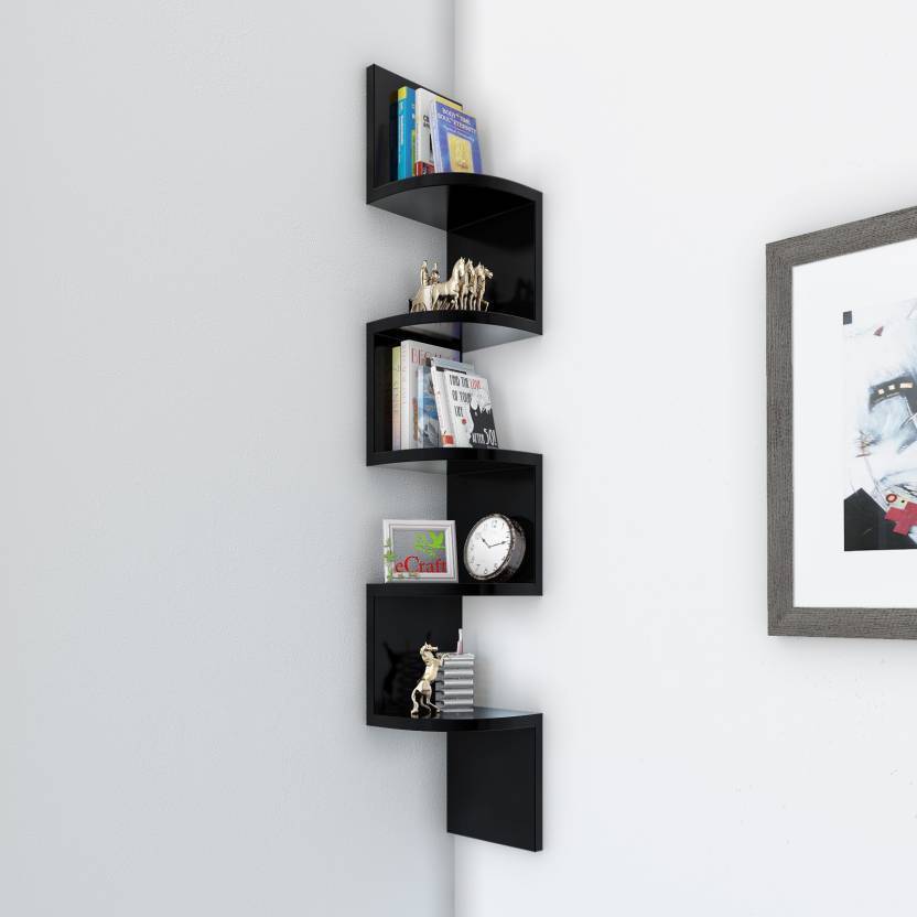 Purchas Wood Zigzag Wall Decor Wooden Shelf