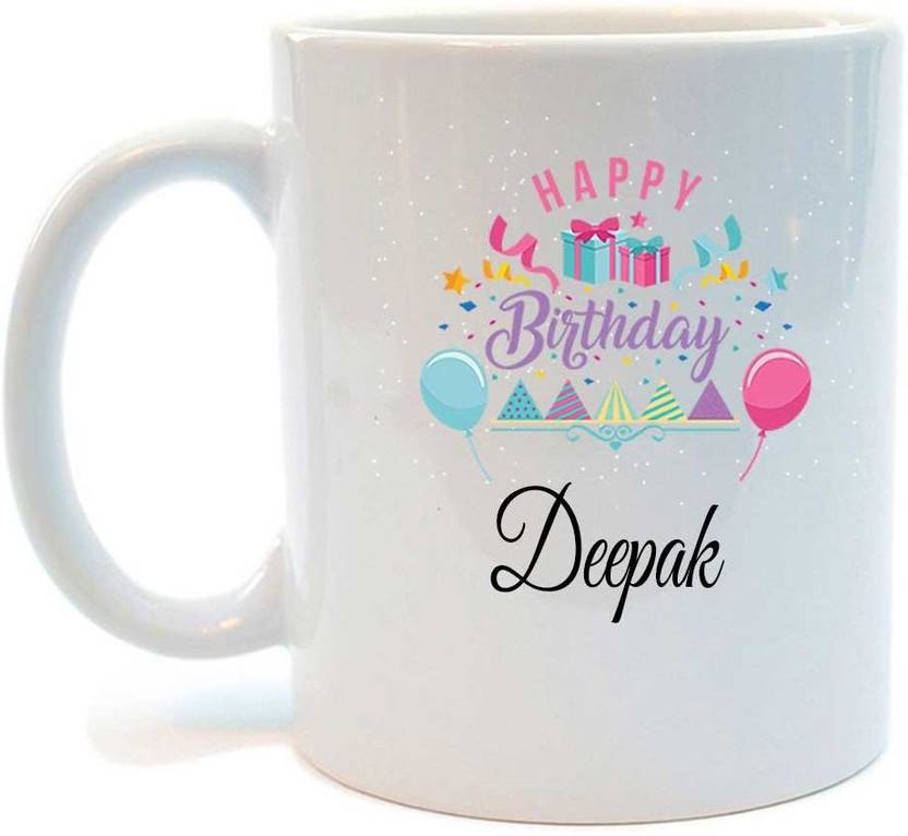 juvixbuy happy birthday deepak printed coffee ceramic mug price in