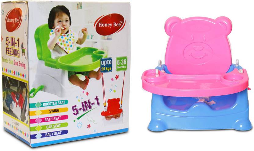 Akshat 5 In 1 Feeding Booster Seat Cum Swing Cum Baby Car Seat Stroller Cum Rocker