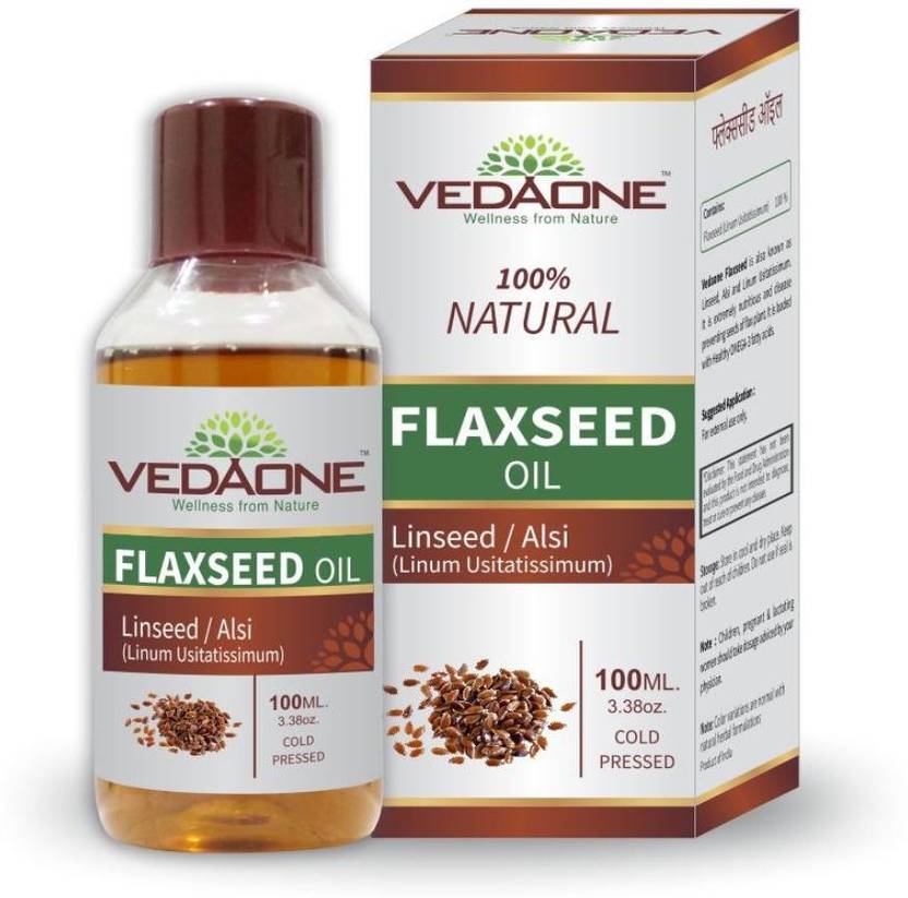 VEDAONE 100 Natural Cold Pressed Flaxseed Oil Price in India, Buy