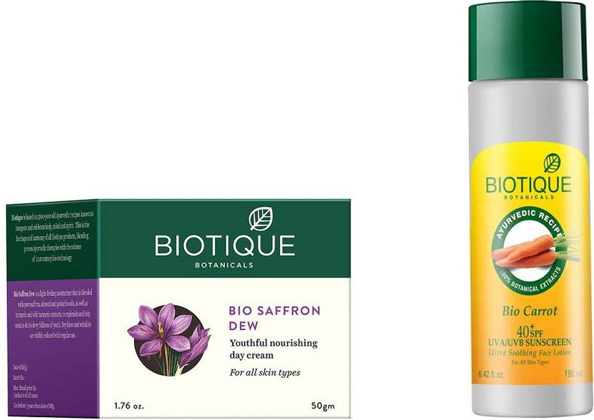 biotique bio bio saffron dew youthful nourishing day cream bio