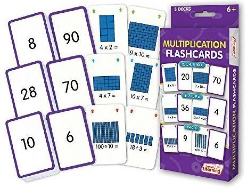 Junior Learning Multiplication Flash Cards By Price In India Buy