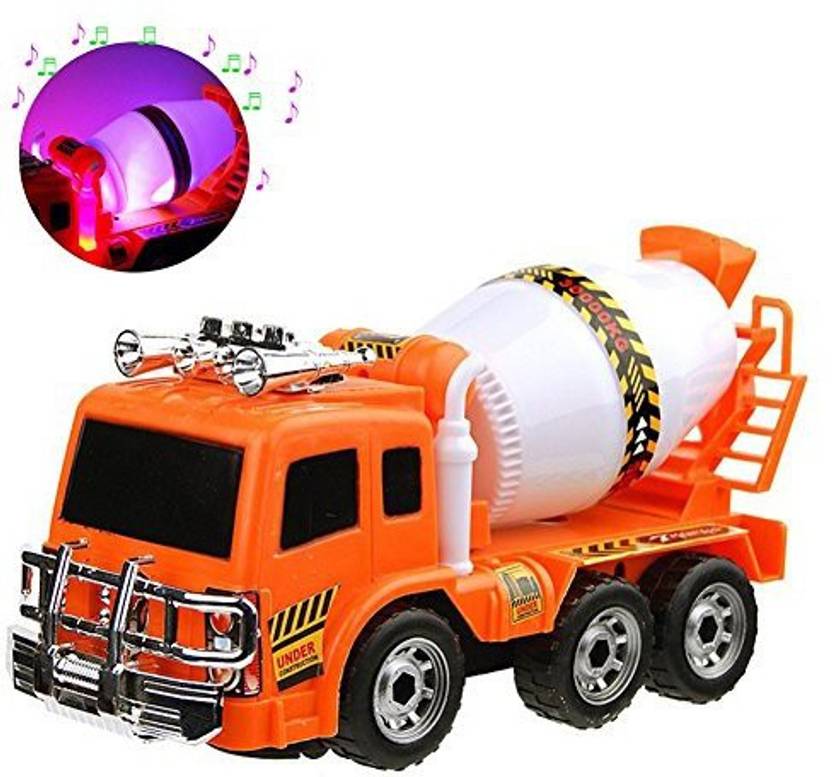 Egoelife Construction Cement Mixer Truck Car Toy With Music And Light