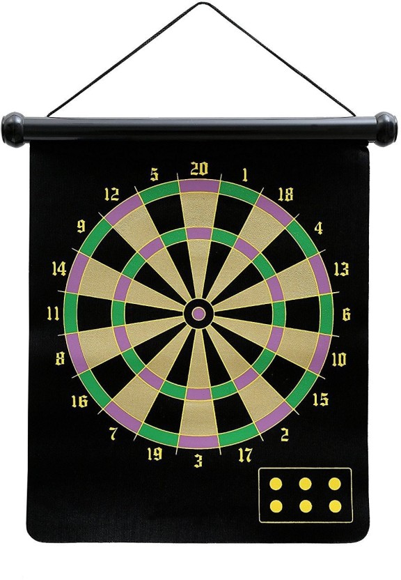 Solid Magnetic Dartboard Outdoor Indoor Fun Kids Adults Toys Games