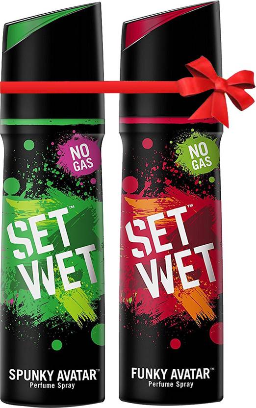 Set Wet Spunky and Funky Avatar Perfume Deodorant Spray  -  For Men