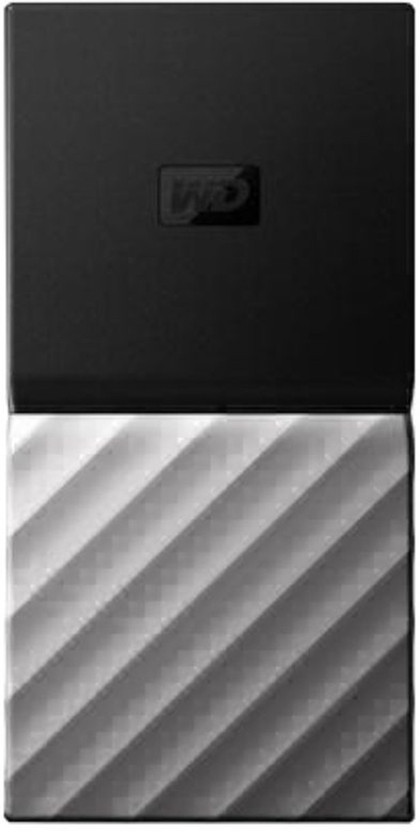 WD My Passport 512 GB External Solid State Drive (SSD)(Silver, Black)