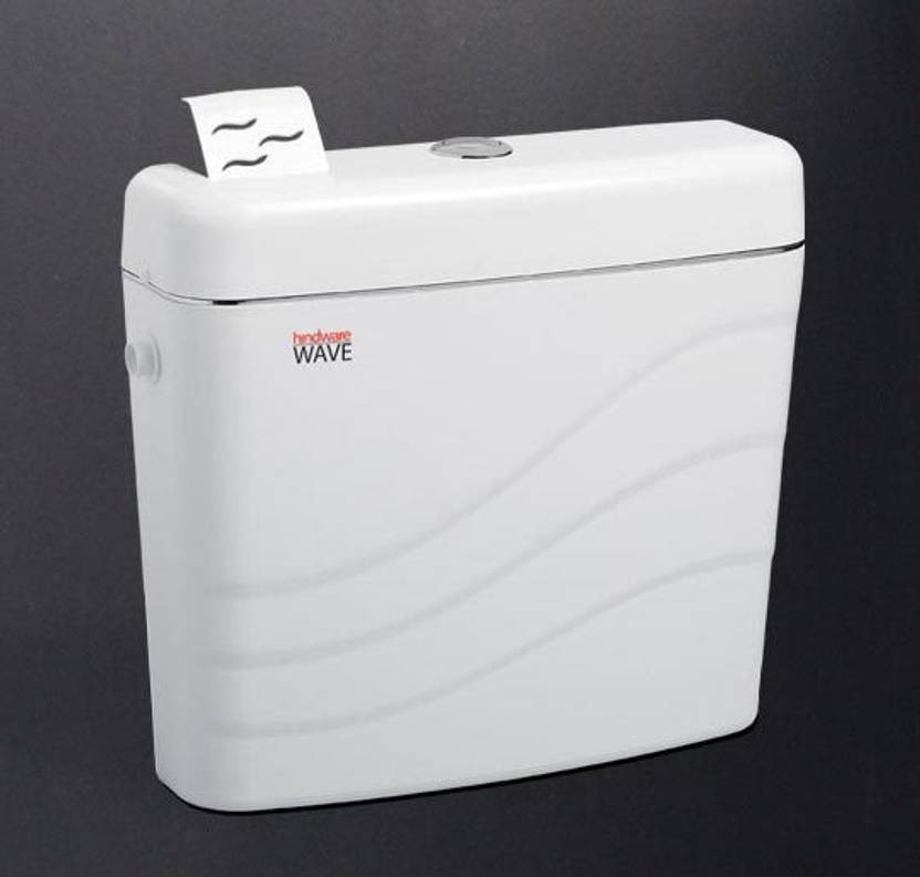 Hindware Pvc Cistern Sleek Wave Flush ( 40X12.5X36 Cm) Pedestal Basin